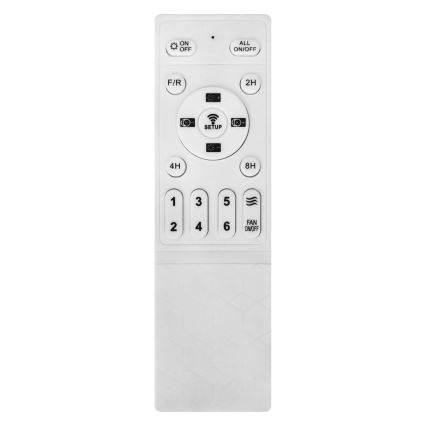 Osram - Luminaria LED de techo regulable con ventilador CEILING FAN LED/55W/230V 3000-6500K blanca + mando a distancia