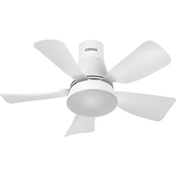 Osram - ventilador de techo LED regulable LESTE LED/15W/230V 3000/4000/6500K + mando a distancia