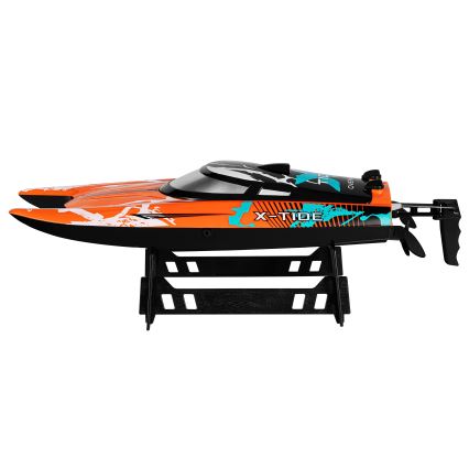 Overmax - Barco RC teledirigido X-TIDE 2400 mAh negro/naranja