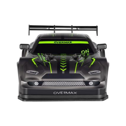 Overmax - coche de drift RC con mando a distancia 2 en 1 X-OVERSLIDE 1000 mAh negro/verde/azul/rojo