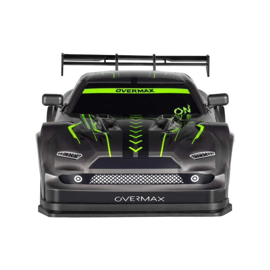 Overmax - coche de drift RC con mando a distancia 2 en 1 X-OVERSLIDE 1000 mAh negro/verde/azul/rojo