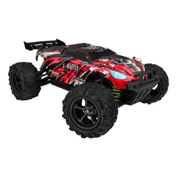 Overmax - coche RC con mando a distancia X-MONSTER 3.5 1700 mAh negro/rojo/verde