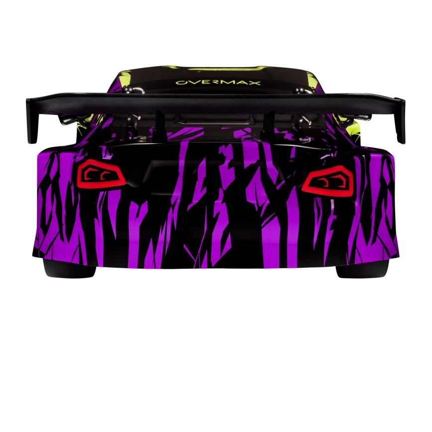 Overmax - Coche RC de drift con mando a distancia X-DRIFT 1000 mAh amarillo/púrpura