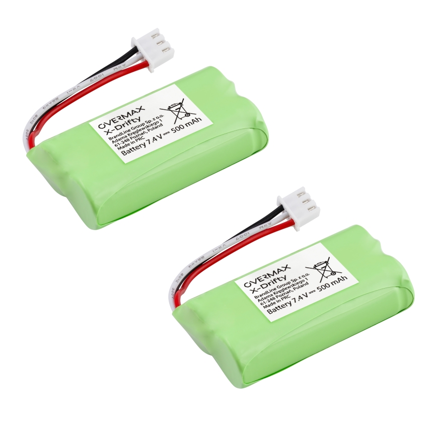 Overmax - Coche RC de drift con mando a distancia X-DRIFT 1000 mAh amarillo/púrpura