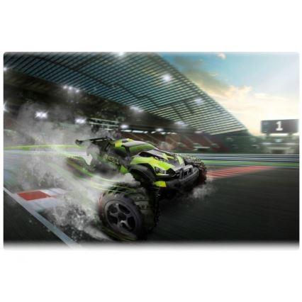 Overmax - Coche teledirigido X-MONSTER 3.0 1700 mAh Negro/Verde