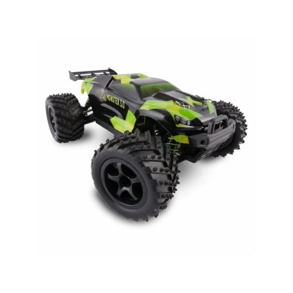 Overmax - Coche teledirigido X-MONSTER 3.0 1700 mAh Negro/Verde