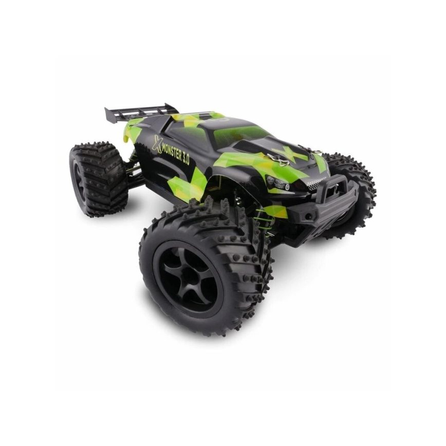 Overmax - Coche teledirigido X-MONSTER 3.0 1700 mAh Negro/Verde