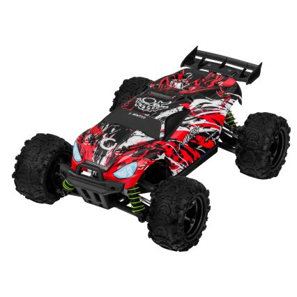 Overmax - coche RC con mando a distancia X-MONSTER 3.5 1700 mAh negro/rojo/verde