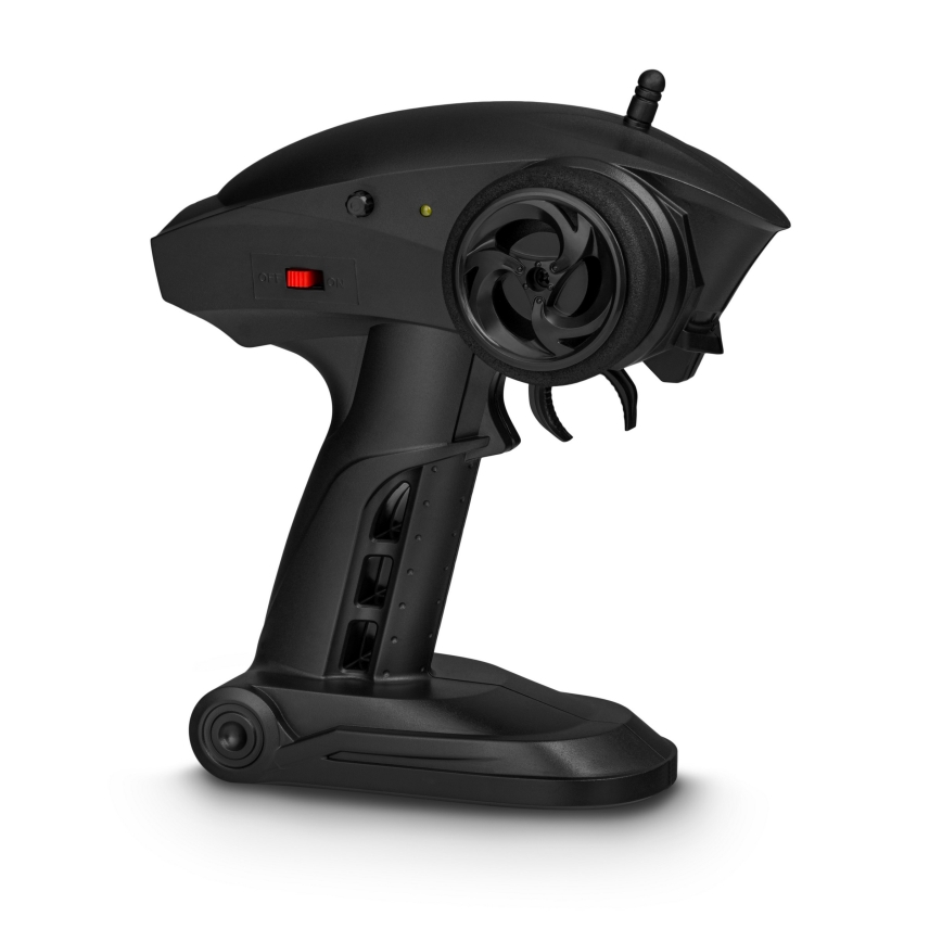 Overmax - coche RC con mando a distancia X-MONSTER 3.5 1700 mAh negro/rojo/verde