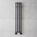 P.M.H. MO1B-RK - Toallero eléctrico para toallas MONA 93W/230V 153,3 cm IP44 negro