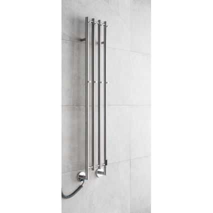 P.M.H. MO1SS-LK - Toallero eléctrico para toallas MONA 93W/230V 153,3 cm IP44 acero inoxidable pulido