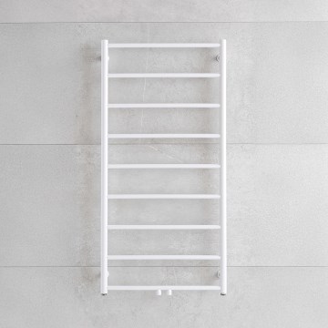 P.M.H. NS4W-M - Radiador toallero para baño NAAS 349 W 121 cm blanco