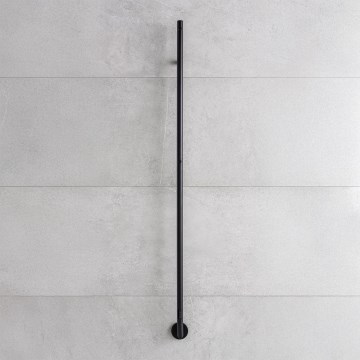 P.M.H. OL1B - Toallero eléctrico OLE 24 W/230 V, 170 cm, IP44, negro