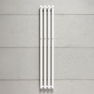 P.M.H. P2W/4 - Radiador toallero para baño PLUTO 406 W 150 cm blanco