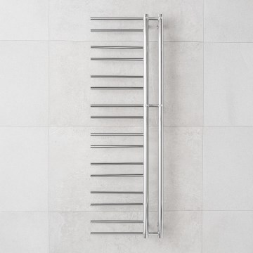 P.M.H. T2C-L - Radiador toallero tipo escalera THEIA 352W 154 cm izquierdo/cromo pulido