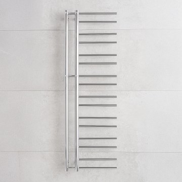 P.M.H. T2C - Radiador toallero en escalera para baño THEIA 352W 154 cm derecha/cromado brillante