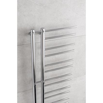 P.M.H. T2C - Radiador toallero en escalera para baño THEIA 352W 154 cm derecha/cromado brillante