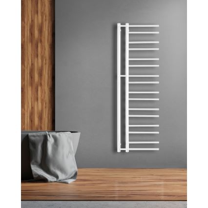P.M.H. T2W - Radiador toallero en forma de escalera para baño THEIA 352 W 154 cm derecha/blanco