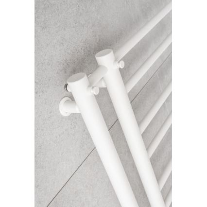 P.M.H. T2W - Radiador toallero en forma de escalera para baño THEIA 352 W 154 cm derecha/blanco