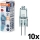 Pack de 10 bombillas para horno HALOSTAR G4/10W/12V 2700K - Osram