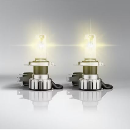 Pack de 2 bombillas LED para automóvil NIGHT BREAKER VINTAGE H4 P43T/20W/12V 3000K - Osram