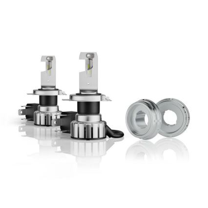 Pack de 2 bombillas LED para automóvil NIGHT BREAKER VINTAGE H4 P43T/20W/12V 3000K - Osram