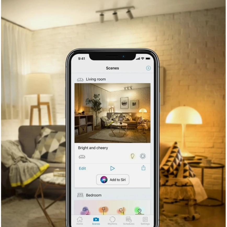 Pack de 2 bombillas LED regulables A60 E27/9W/230V 2700K Wi-Fi + mando a distancia - WiZ