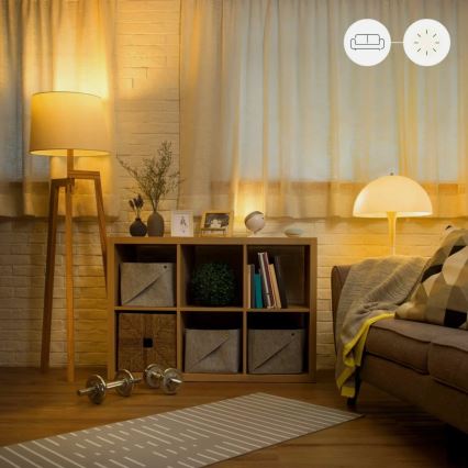Pack de 2 bombillas LED regulables A60 E27/9W/230V 2700K Wi-Fi + mando a distancia - WiZ
