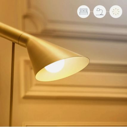 Pack de 2 bombillas LED regulables A60 E27/9W/230V 2700K Wi-Fi + mando a distancia - WiZ