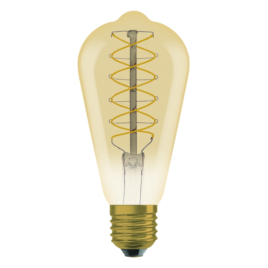 Pack de 2 bombillas LED regulables de filamento vintage E27/4,8W/230V 2200K - Osram