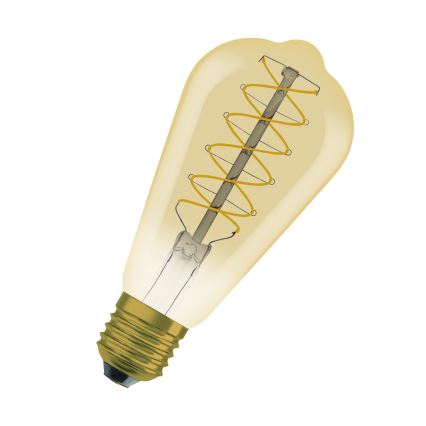 Pack de 2 bombillas LED regulables de filamento vintage E27/4,8W/230V 2200K - Osram