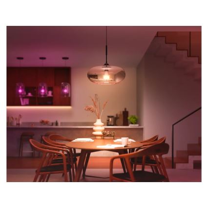 Pack de 2 bombillas LED regulables Philips Hue WHITE AND COLOR AMBIANCE E27/6W/230V 1000-20000K
