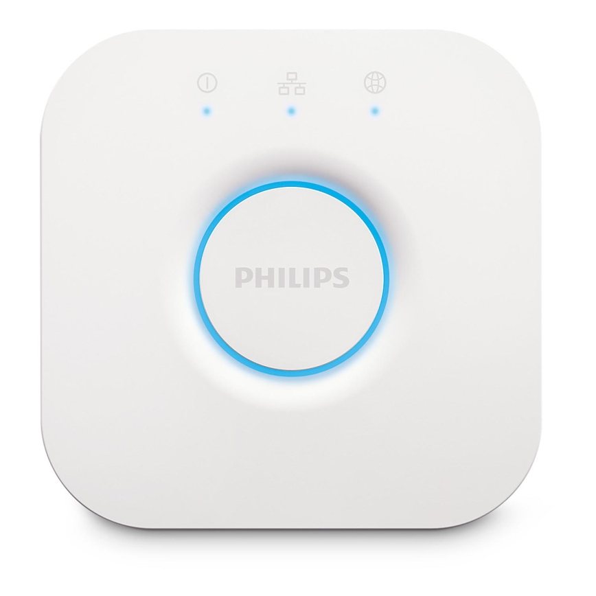 Pack de 2 bombillas LED regulables Philips Hue WHITE AMBIANCE GU10/4,2W/230V 2200-6500K + Hue bridge