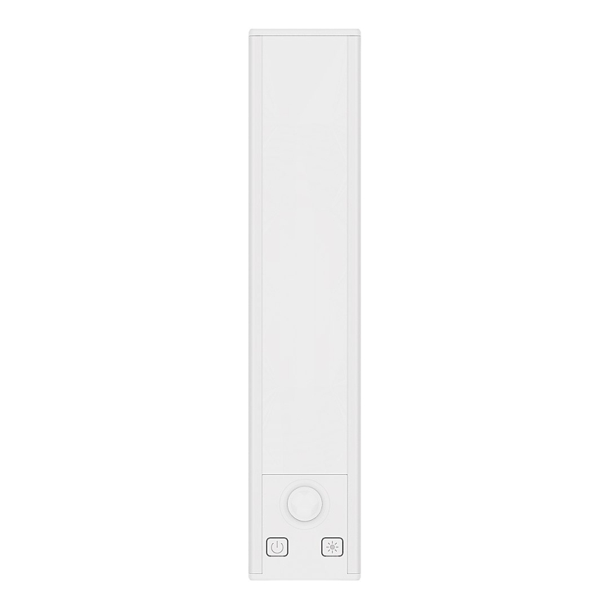 Set de 2 luces LED recargables para muebles con sensor de movimiento y de crepúsculo VIRO LED/1,2W/3,7V 800 mAh 3000/4000/6500K 30 cm blancas