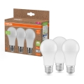 Pack de 3 bombillas LED A100 de plástico reciclado, casquillo E27, 14 W, 230 V, 4000 K - Osram