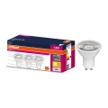Pack de 3 bombillas LED reflectoras PAR16 GU10/6,9W/230V 2700K 60° - Osram