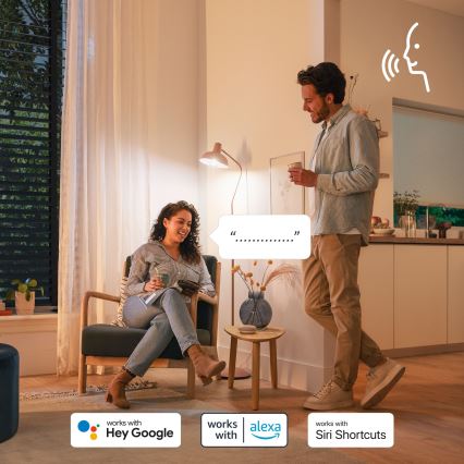Pack de 3 bombillas LED RGB regulables Philips SMART A60 E27/8,8W/230V 2200-6500K