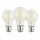 Pack de 3 bombillas LED VINTAGE A60 E27/3,8W/230V 2700K - Eglo 110437