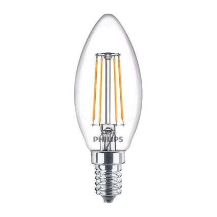 Pack de 3 bombillas LED Vintage Philips B35 E14/4,3W/230V 2700K