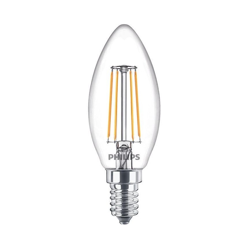 Pack de 3 bombillas LED Vintage Philips B35 E14/4,3W/230V 2700K