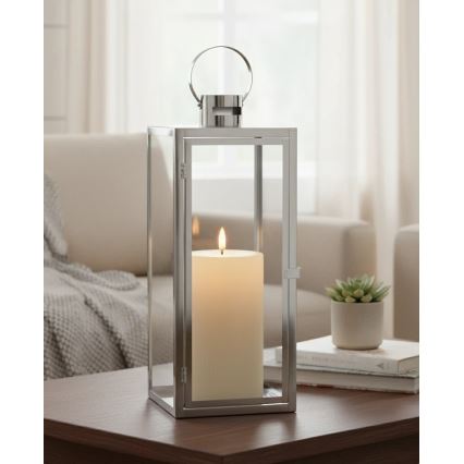 Pack de 3 velas LED BRILLO — color crema, funcionamiento con 3x AAA y mando a distancia