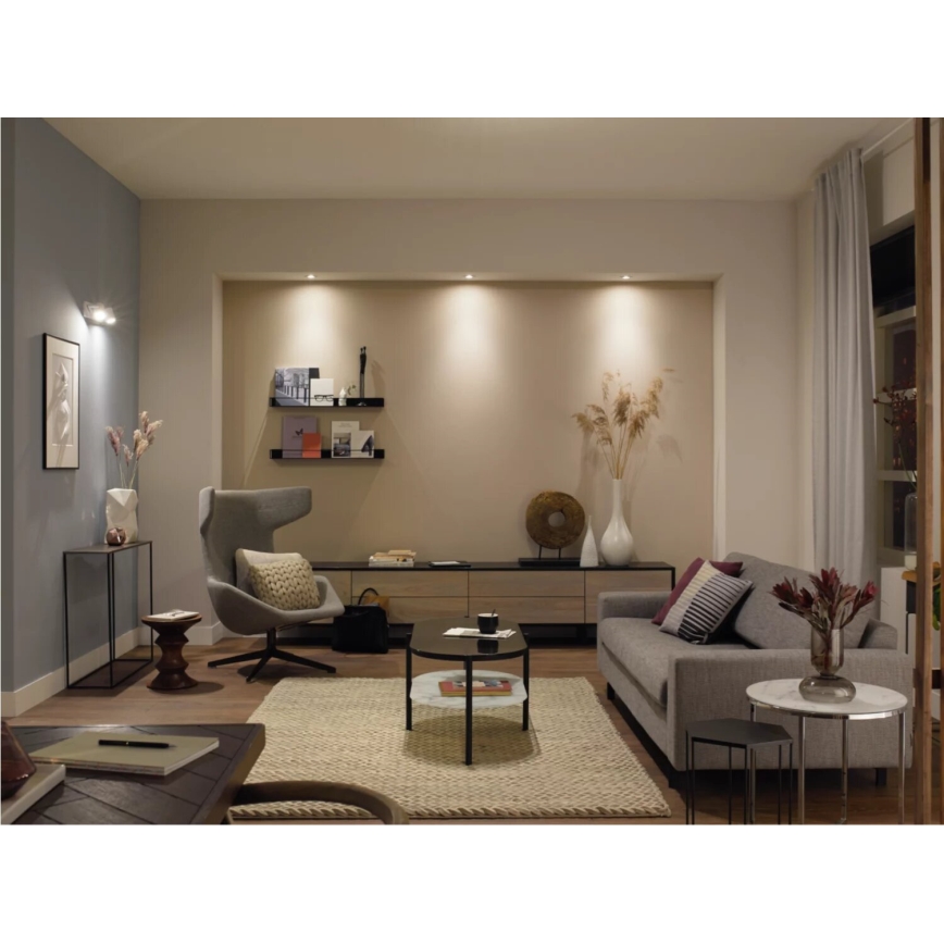 Pack de 4 bombillas LED regulables Philips Hue WHITE AMBIANCE GU10/4,2W/230V 2200-6500K