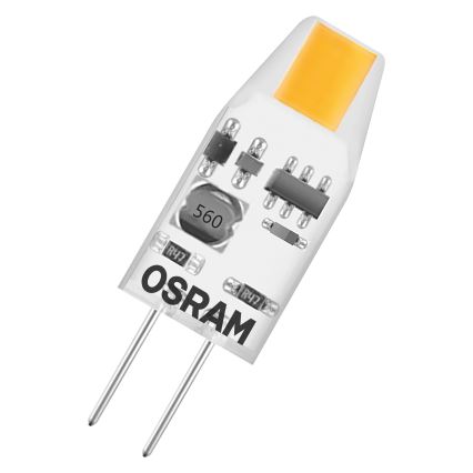 Pack de 5 bombillas LED micro PIN G4, 1W, 12V, 2700K - Osram