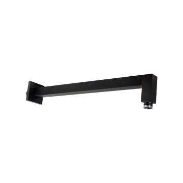 Paffoni - Brazo de ducha cuadrado 40 cm negro