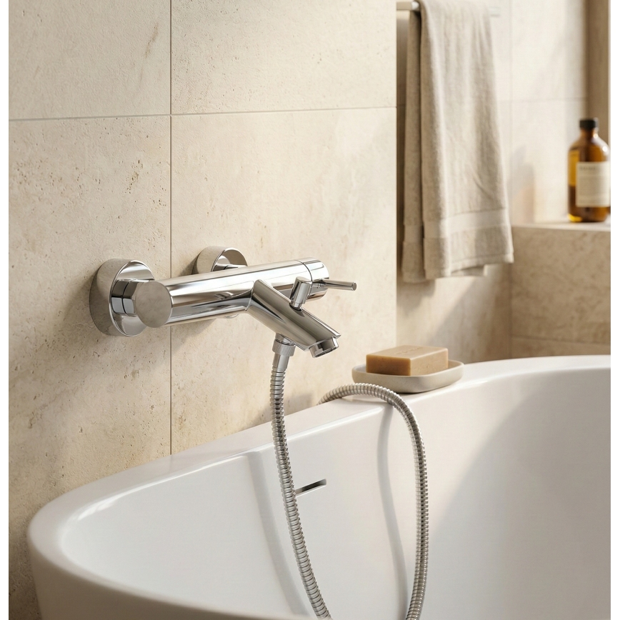 Paffoni - Grifo de bañera LIGHT cromo brillante