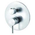 Paffoni - Grifo de ducha empotrado LIGHT en acero inoxidable