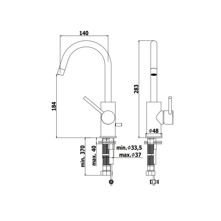Paffoni - Grifo de lavabo LIGHT blanco