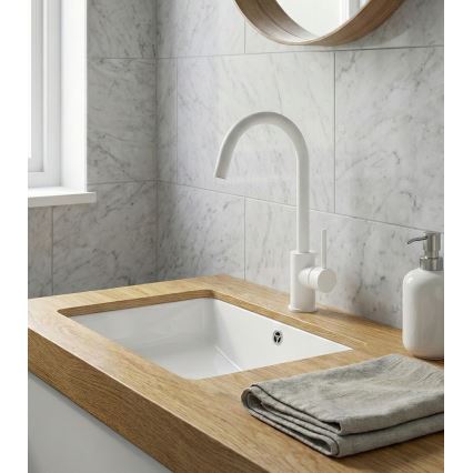 Paffoni - Grifo de lavabo LIGHT blanco