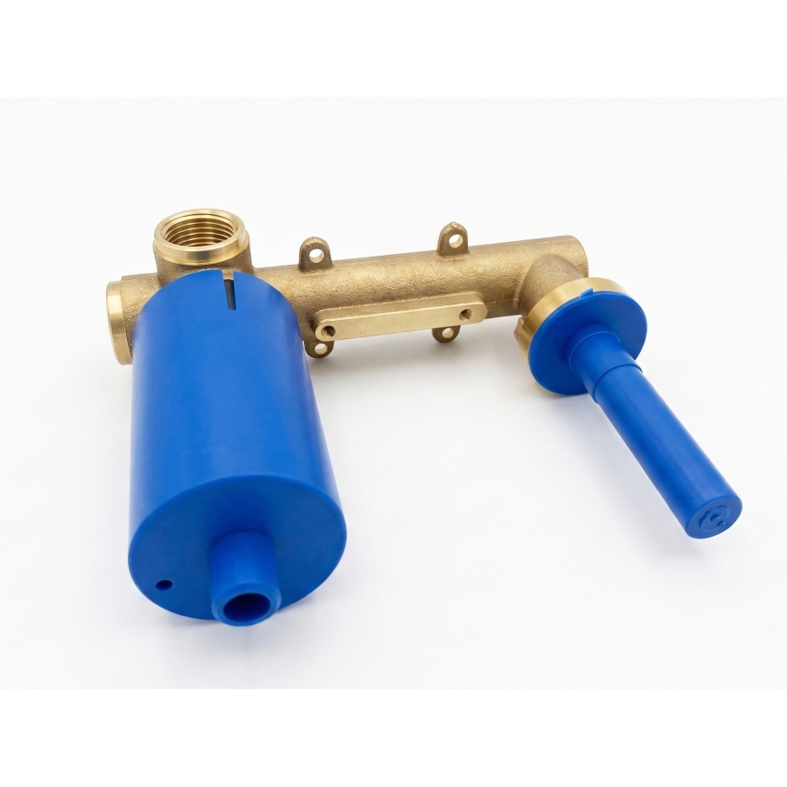 Paffoni - Grifo de lavabo para instalación empotrada LIGHT, acabado dorado