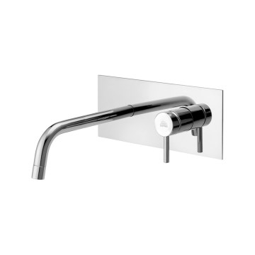 Paffoni - Grifo de lavabo para instalación empotrada LIGHT, acabado en cromo brillante